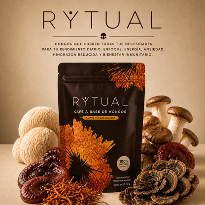 RYTUAL® - Café a base de hongos | Reducí la hinchazón, recuperá tu energía.