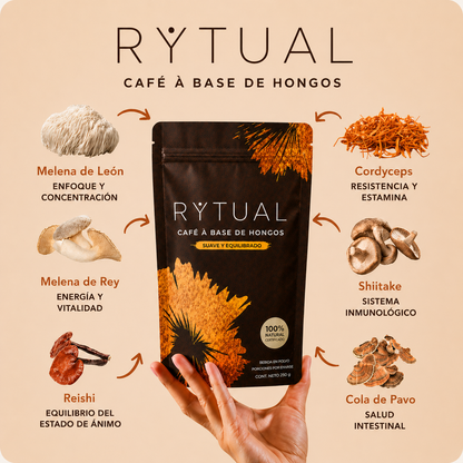 RYTUAL® - Café a base de hongos | Reducí la hinchazón, recuperá tu energía.