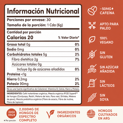 RYTUAL® - Café a base de hongos | Reducí la hinchazón, recuperá tu energía.