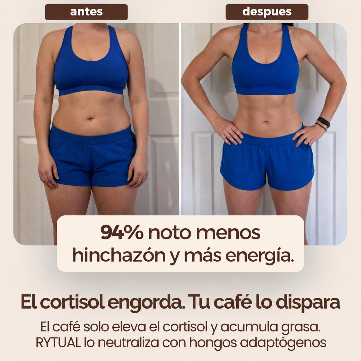 RYTUAL® - Café a base de hongos | Regulá tu cortisol, reducí tu hinchazón, recuperá tu energía.